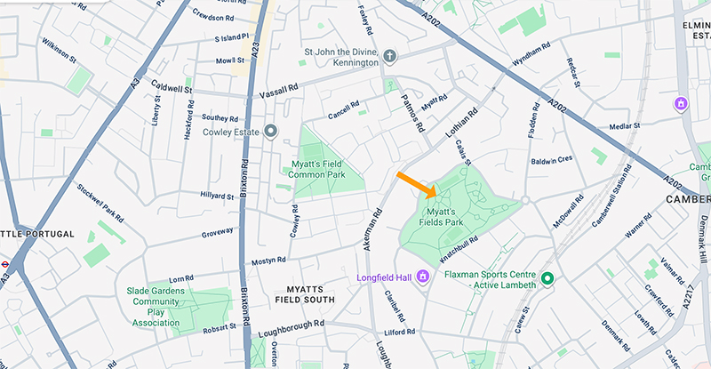 Myatt's field park London SE5